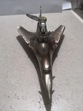 Vintage B1 Bomber Jet Table Lighter Metal Japan Mechanical Wings As Is Repair 8”