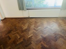 Solid Wood Parquet Flooring Herringbone Full Room - Open to Offers Available