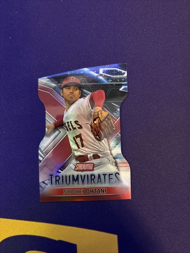 Shohei Ohtani [Red] #T-25 2023 Stadium Club Triumvirates card