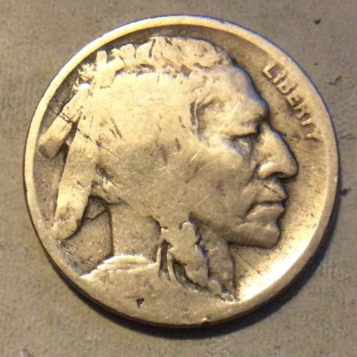1917-D  BUFFALO NICKEL  B-51 PARTIAL WEAK DATE LOWER GRADE FREE SHIPPING