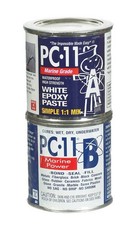 PC-11 PC11-1 White Marine High Strength Epoxy Paste 16 oz.