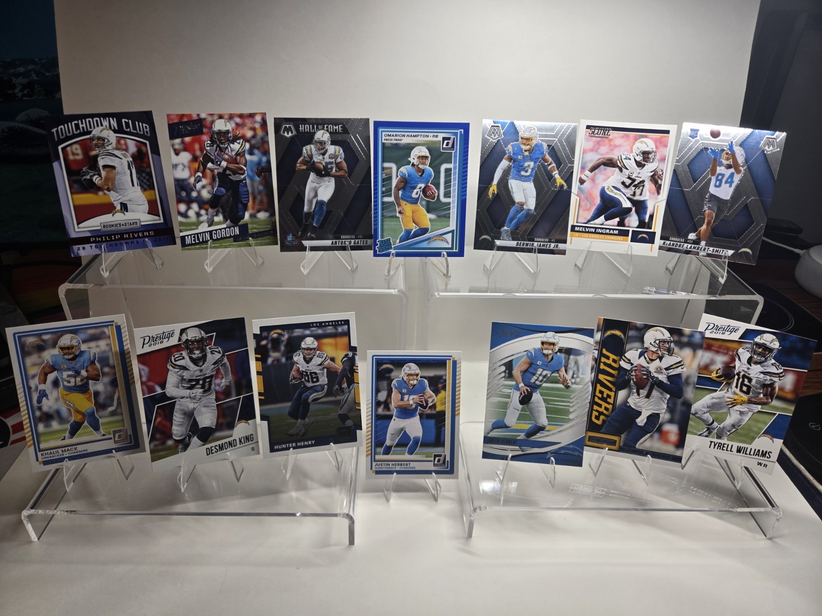Chargers Team Lot Over 70 Cards