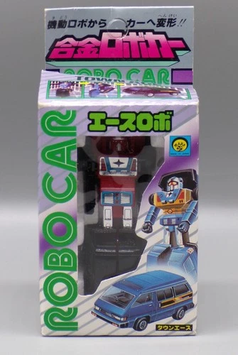 1984 vintage Japanese MARK Robo Car TOWN ACE transformers MIB Convertors VAN !!!