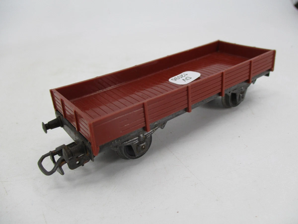 Wagon tombereau marron avec rouleaux - Jouef