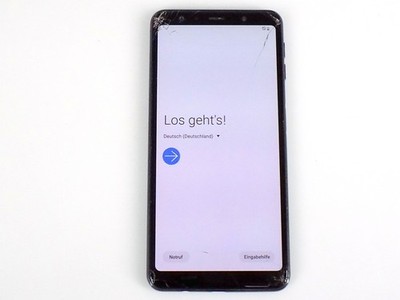 Samsung Galaxy A7 2018 64GB Blau AMOLED FHD+ Smartphone ohne Simlock