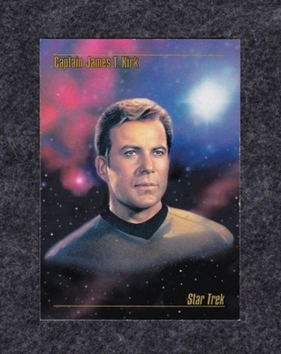 1993 SkyBox Star Trek Master Series Card #01 Captain James T. Kirk - BUY 1 GET 1