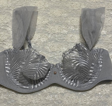 La Perla New Venus Collection 32B Balconette Bra Silver