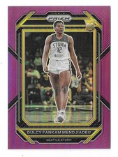 2023 PRIZM WNBA BASKETBALL #42 DULCY FANKAM MENDJIADEU 68/149 PURPLE PRIZM,STORM
