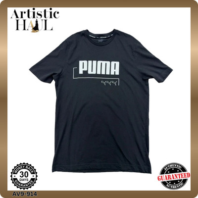 PUMA Essentials Herren T-Shirt Schwarz Baumwolle M Regular Fit