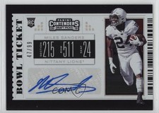 Bowl Ticket Miles Sanders