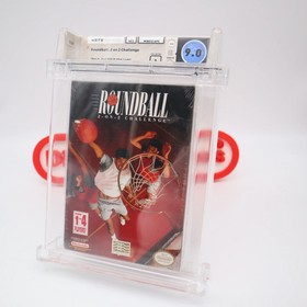 NES Nintendo ROUNDBALL 2 ON 2 CHALLENGE - WATA GRADED 9.0 A! NEW Factory Sealed!
