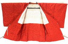 Michiyuki Vintage Elegant Kimono Coat Japanese Wear SilkBlend Traditional