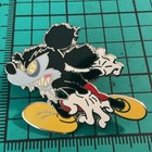 RARE Zombie Mickey Mouse Pin Back Disney 2008 Official Pin Trading Crazy Mickey — photo 2