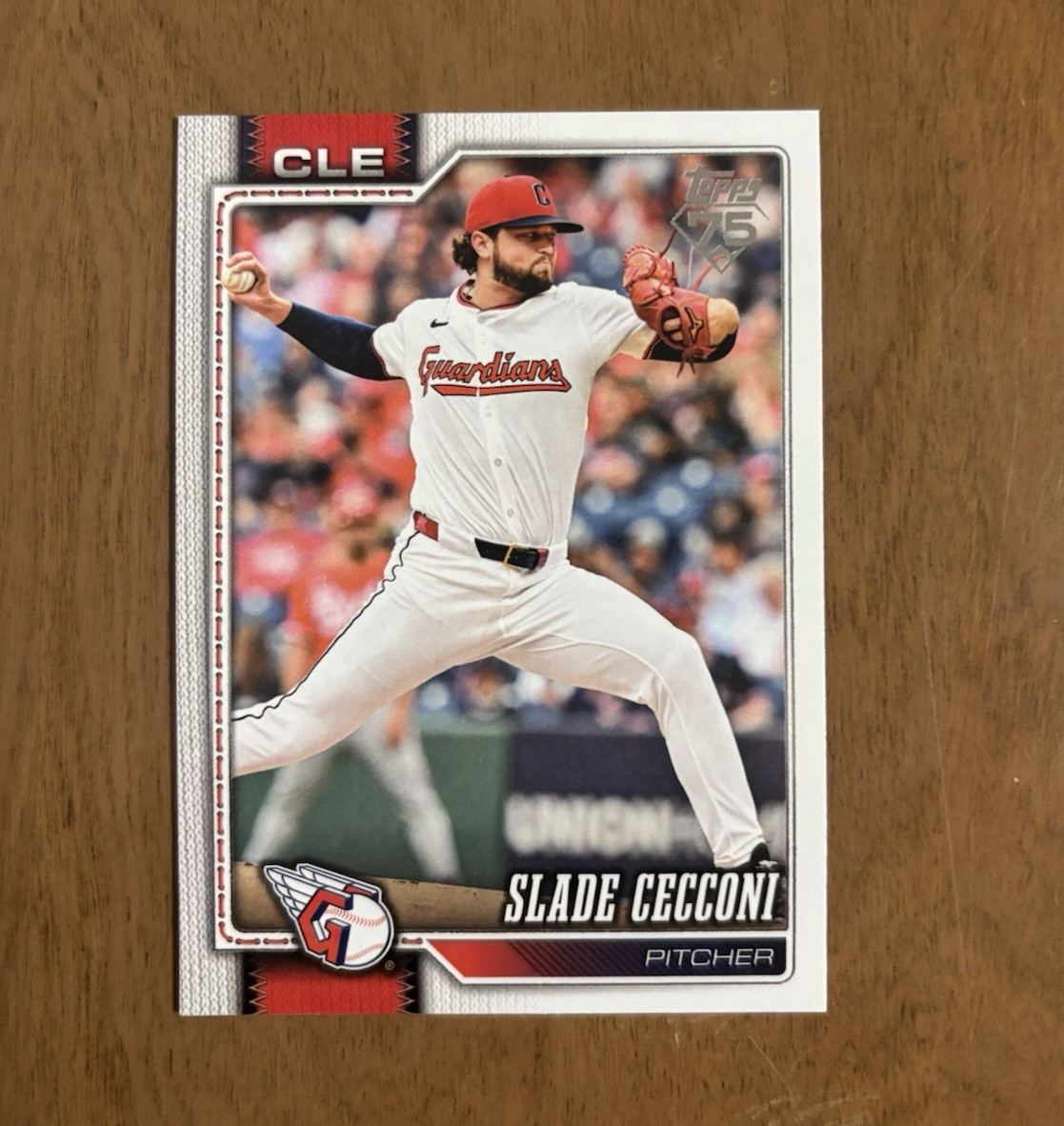 Topps 2026 Slade Cecconi Cleveland Guardians #641 Base Set Baseball Card -3