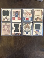 2023-24 Panini National Treasures - Mixed Patch, Auto, Printing Plate- Lot Of 8