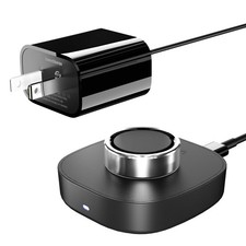 Charger for Oura Ring Gen4 Size 10 - Fast Charging Dock with 10 Black