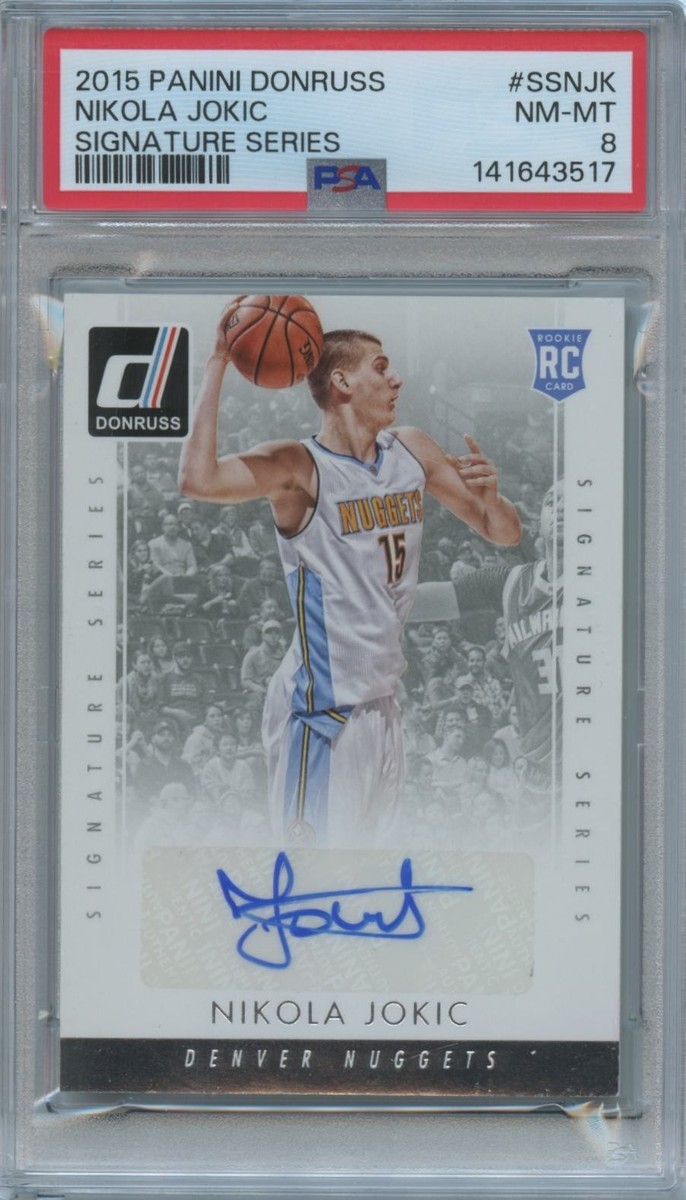 Nikola Jokic 2015-16 Donruss Auto Autograph Rookie RC Denver