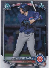 2025 Bowman Draft Chrome #BDC-21 Josiah Hartshorn 1st Bowman Chicago Cubs