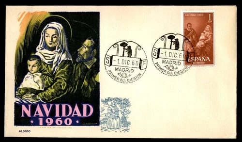 Mayfairstamps Spain FDC 1960 Christmas First Day Cover aax_42711