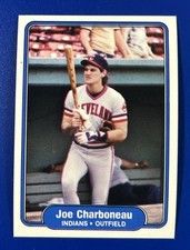 1982 Fleer Baseball Joe Charboneau Cleveland Indians #362
