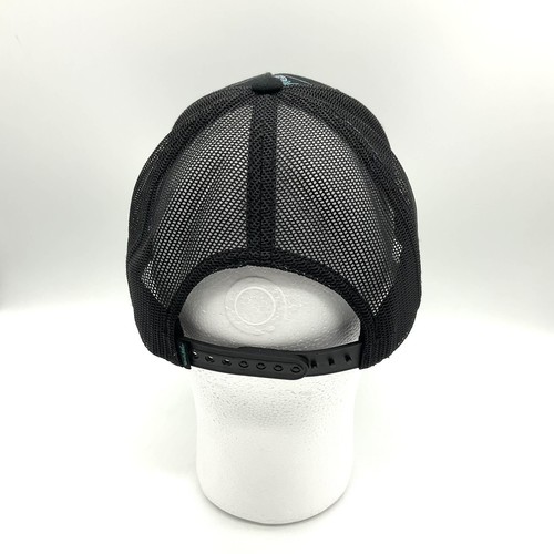 Travis Mathew Pineapples Print Snapback Trucker Mesh Golf Hat Cap Black - Picture 4 of 15