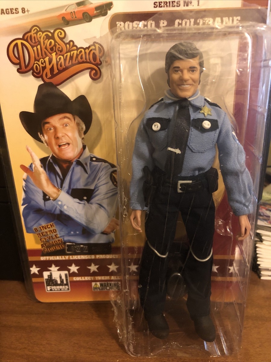 Dukes of Hazzard Rosco Figure 8 inch Brand new with wrap