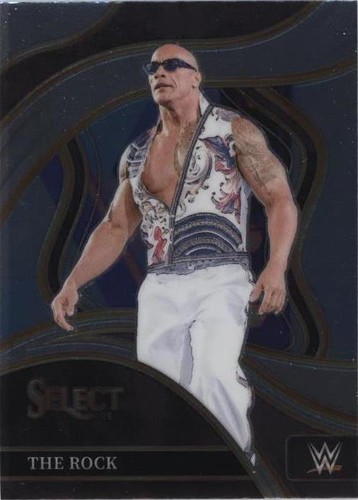 2023 PANINI SELECT WWE #122 THE ROCK ZEBRA | eBay