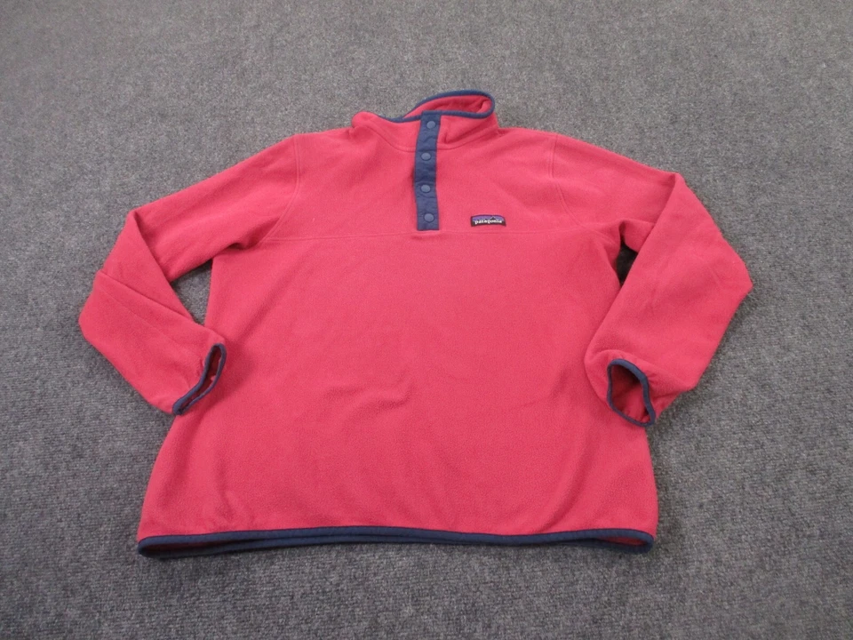 Chaqueta Patagonia Mujer XL Rosa T Suéter a Presión Aire Libre Pullover Camping Adulto Foto 2 de 4
