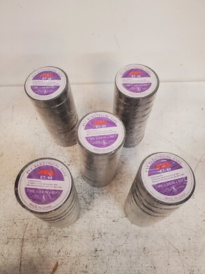 5 Pack of 10 Units of Aska Electrical Tapes ET-60 | 7Mil x3/4''x60Ft (50 Total)
