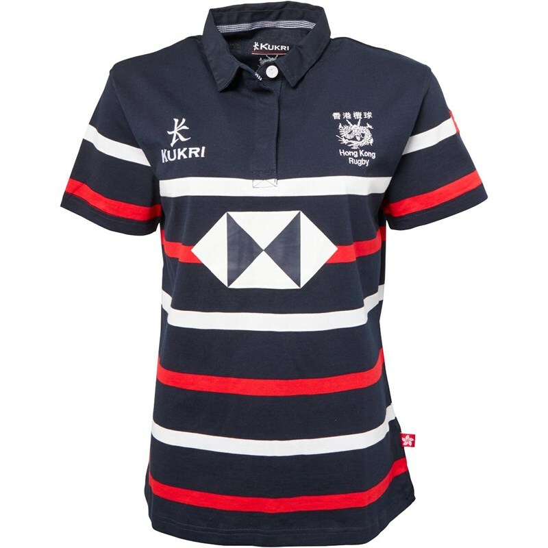 【激レア】 Navy Rugby Union ユニフォーム クーガ KUKRI WOMENS HONG KONG RUGBY UNION 7'S REPLICA HOME JERSEY