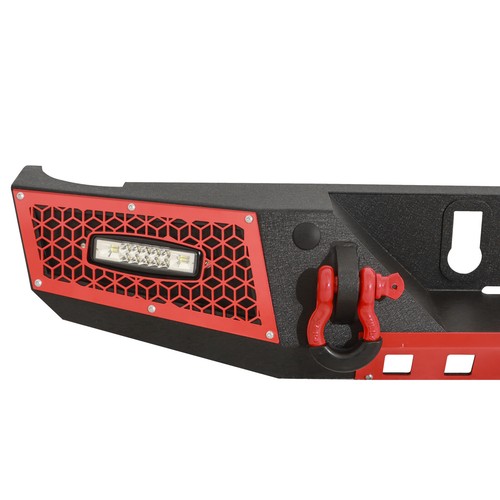 For 2020-2024 Jeep Gladiator JT Steel Front/Rear Bumper W/Winch Plate &LED Light - Picture 11 of 20