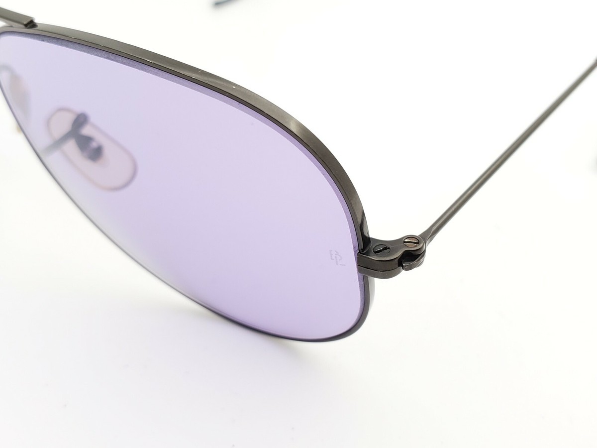 Ray-Ban Women’s Aviator Sunglasses with Purple Lenses and Silver Frame 0RBR0101S__001_1A__P21__noshad  main image 4