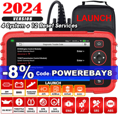2024 Launch CRP129X V2.0 Profi KFZ Diagnosegerät Auto OBD2 Scanner TPMS EPB SAS