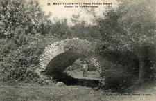 *35791 postcard 44 Mauves - old Pont de Gobert