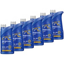 6x 1 Liter Motoröl Motor Öl Oel Benzin Diesel MANNOL 7512 Special Plus 10W30 API