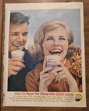 Pepsi Cola - Publicité ancienne imprimée 1962 (poste du samedi soir)