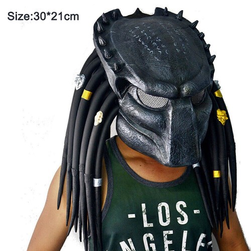 Halloween Alien Predator Full Face Latex Maske Helm Cosplay Kostüm Party Prop DE - Bild 2 von 4