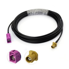 Image of Car Antenna Extension Cable Fakra K Curry H 5m for Shark Fin Satellite XM Radio
