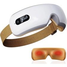 Electric Eye Massager Heat Temple Massage Relax for Stress Relief Sleep Pro4