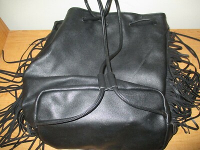 Victorias Secret Black Boho Backpack 2015 Fashion Show Bag  display picture 1
