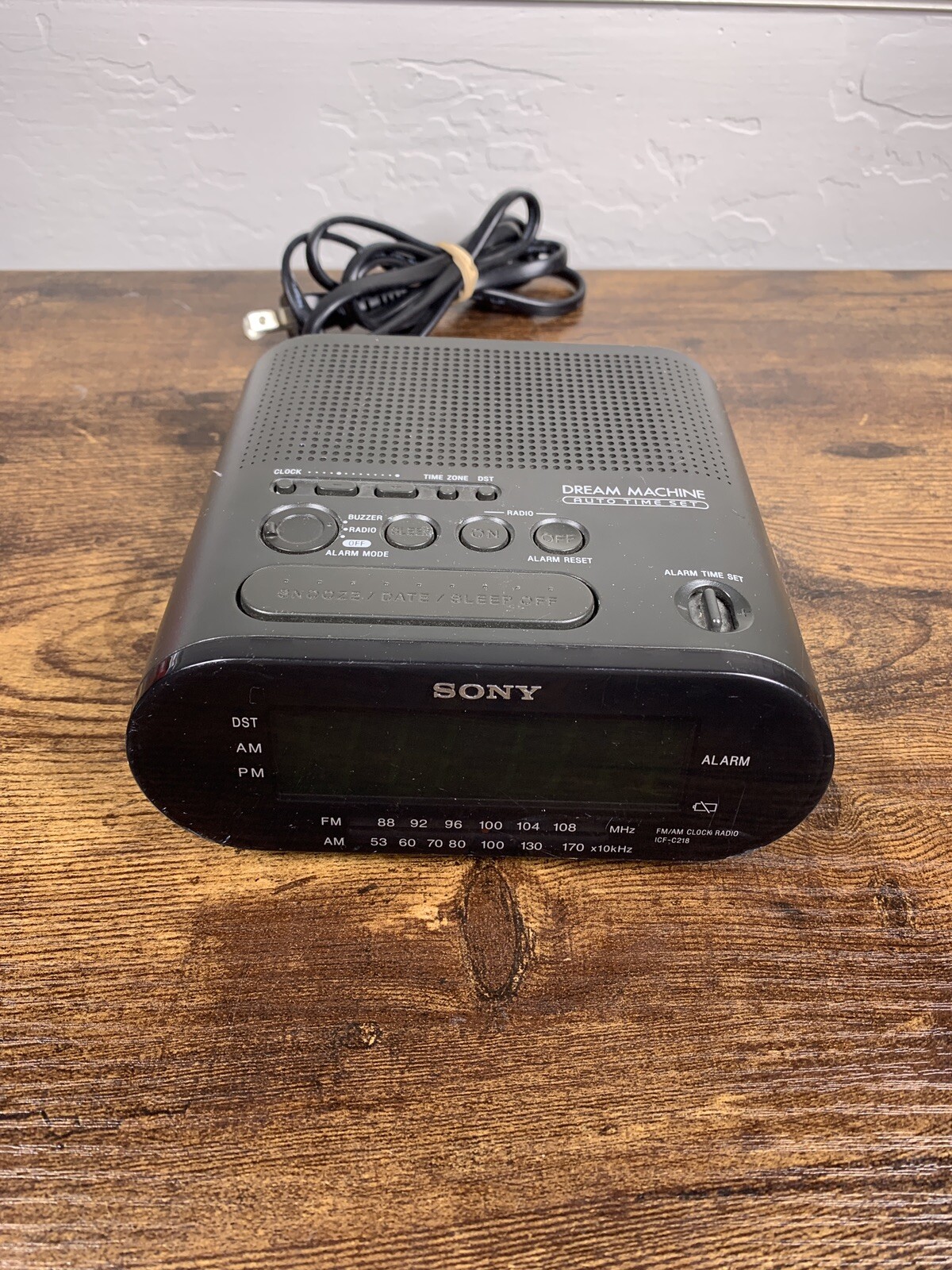 Sony Dream Machine ICF C218 Alarm Clock AM FM Radio Tested Works EBay sony-dream-machine-icf-c218-alarm-clock-am-fm-radio-tested-works-ebay