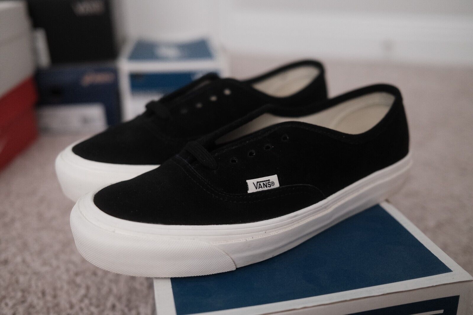 Vans Vault OG Authentic LX Black Suede 8