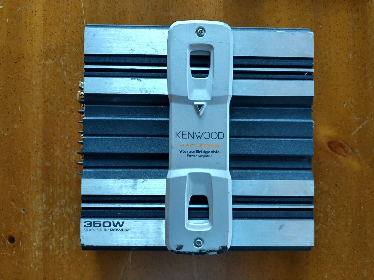 KENWOOD KAC 6201 STEREO BRIDGEABLE POWER AMPLIFIER 350W Not Tested