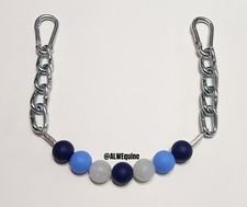 BRAND NEW Navy Blue, Light Blue,  Glitter Beaded Curb Strap by ALW Equine