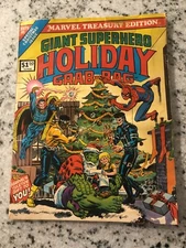 Giant Superhero Holiday Grab Bag Marvel Treasury Edition Comic Book Christma JU2