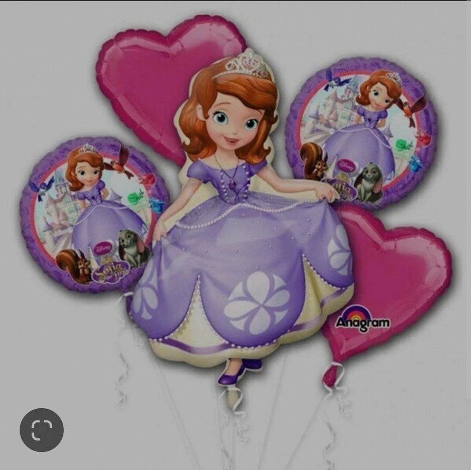 5 piezas Disney Minnie Cenicienta Lámina Globo Ramo Fiesta de Cumpleaños Decoración Niños Foto 3 de 4