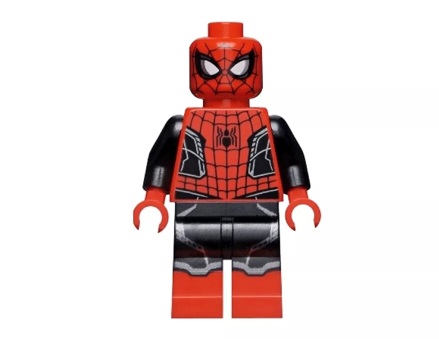 Lego spider man far from cheap home black and red suit