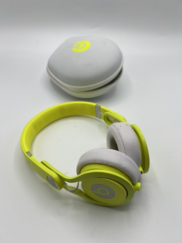 Beats by Dr. Dre Mixr Headphones w/Case Neon Yellow
