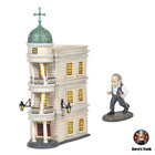Department 56 Harry Potter Village Gringotts Bank & Retired Griphook Figure-Rare