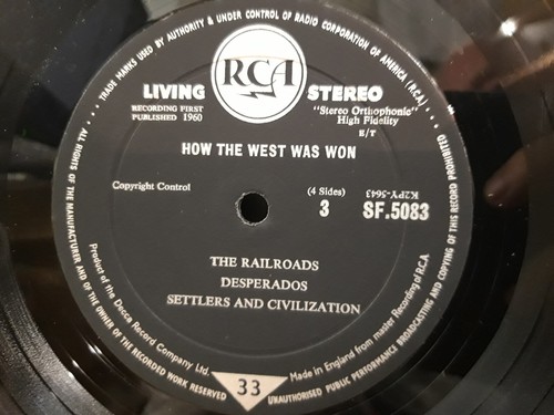 HOW THE WEST WAS WON Various 1960 DBL LP UK 1ST. RARE EARLY STEREO! - Picture 12 of 12